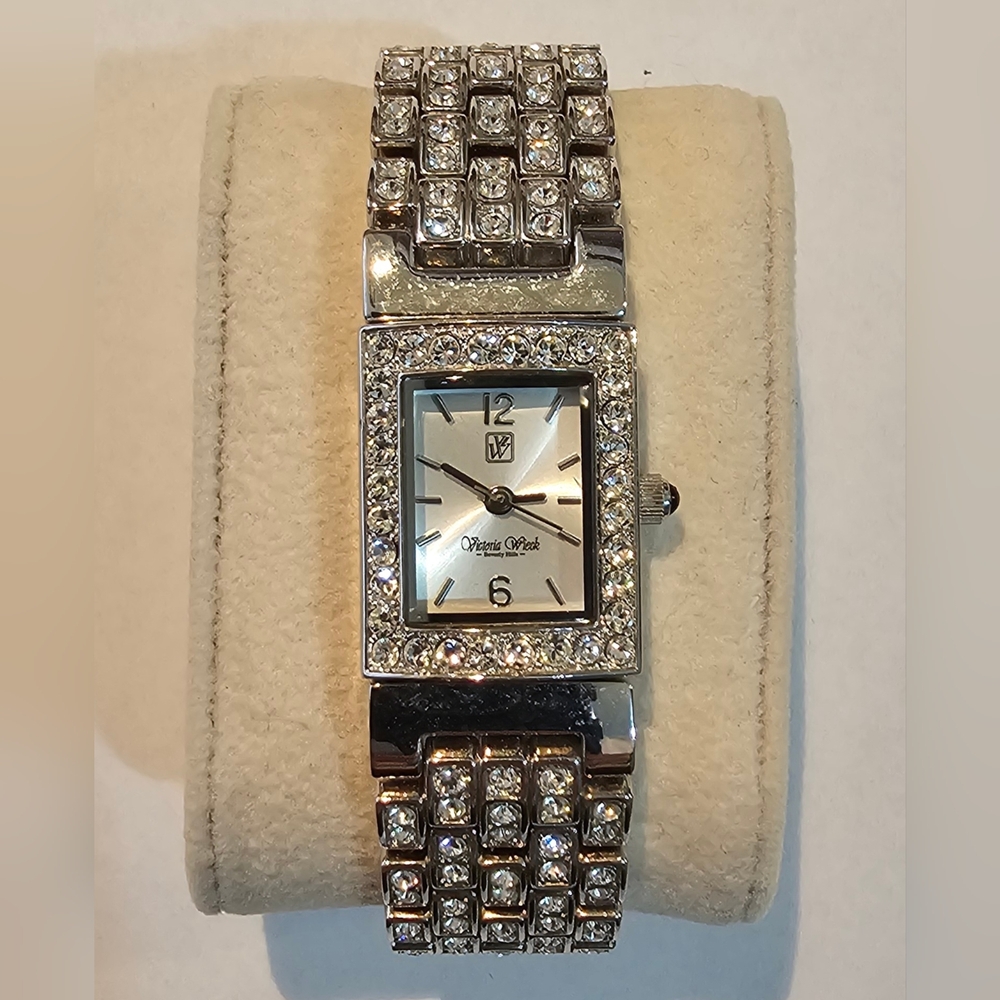 Victoria Wieck Beverly Hills Ladies Rhinestone Watch